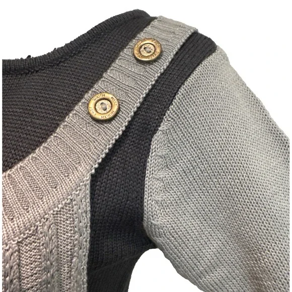 Nordstroms‎ Northeast X Southwest Pullover layered Grey Sweater S fairy core - Picture 9 of 14